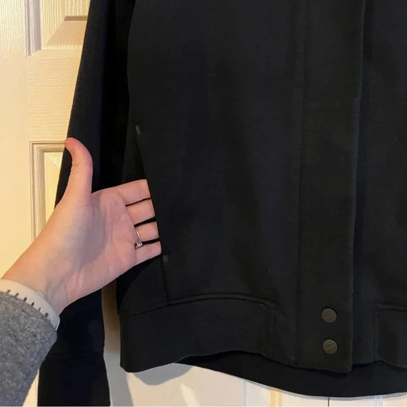 Nike Tech Fleece Destroyer Full Zip Letterman style Jacket women’s size large - Picture 11 of 15